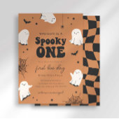 Spooky One First Birthday Invitation Eerste Boeken Kaart
