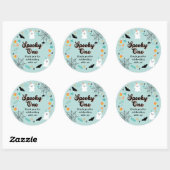 Spooky One Gender Neutral Halloween Birthday Ronde Sticker (Vel)