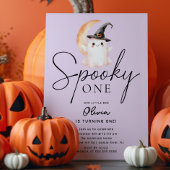 Spooky One Ghost Birthday Kaart