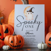Spooky One Ghost Birthday Kaart