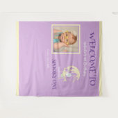 Spooky One Ghost Halloween 1e Verjaardag Welkom Wandkleed (Voorkant (horizontaal))