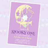 Spooky One Ghost Moon Kinder 1e Verjaardag Hallowe