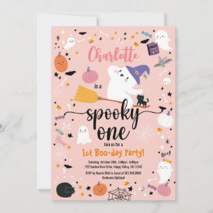 Spooky One Girl Birthday Halloween Party