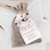 Spooky One Girl's Eerste Verjaardagsgunst Cadeaulabel