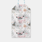 Spooky One Girl's Eerste Verjaardagsgunst Cadeaulabel (Achterkant)