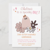 Spooky One Girls First Birthday Kaart (Voorkant)