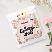 Spooky One Groovy Halloween 1e verjaardag Bedankzakje (Gezegeld)