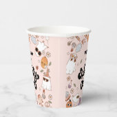 Spooky One Groovy Halloween 1e verjaardag Papieren Bekers (Rechts)