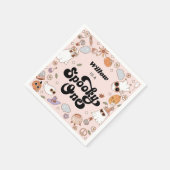 Spooky One Groovy Halloween 1e verjaardag Servet (Hoek)