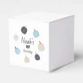 Spooky One | Halloween 1e verjaardag | Blauwe pomp Bedankdoosjes (Voorkant Zijde)