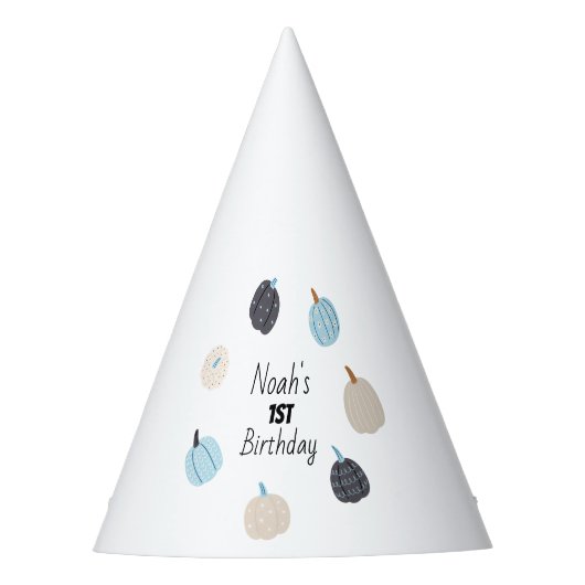 Spooky One | Halloween 1e verjaardag | Blauwe pomp Feesthoedjes (Voorkant)