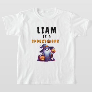 Spooky One Halloween 1e Verjaardag Jongen T-Shirt 