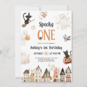 Spooky One | Halloween 1e verjaardag Kaart (Voorkant)