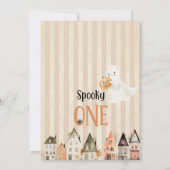 Spooky One | Halloween 1e verjaardag Kaart (Achterkant)
