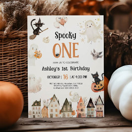 Spooky One | Halloween 1e verjaardag Kaart