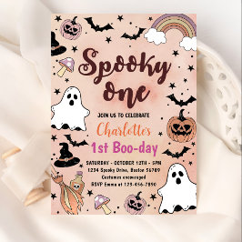 Spooky One Halloween 1e verjaardag Kaart