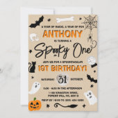 Spooky One! Halloween 1e verjaardag Kaart (Voorkant)