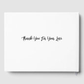 Spooky One | Halloween 1e verjaardag | Minimaal ro Gastenboek (Achterkant)