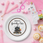 Spooky One Halloween 1e verjaardag Papieren Bordje (Feest)