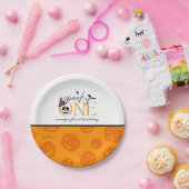 Spooky One Halloween 1e verjaardag Papieren Bordje (Feest)