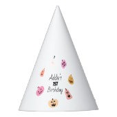 Spooky One | Halloween 1e verjaardag | Roze pompoe Feesthoedjes (Voorkant)