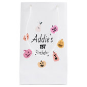 Spooky One | Halloween 1e verjaardag | Roze pompoe Klein Cadeauzakje (Voorkant)