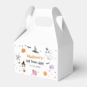 Spooky One Halloween 1st Birthday Bedankdoosjes (Voorkant Zijde)