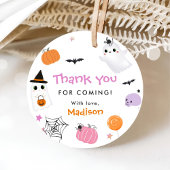 Spooky One Halloween 1st Birthday Bedankjes Labels
