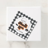 Spooky One Halloween 1st Birthday Bedankjes Labels (In situ)