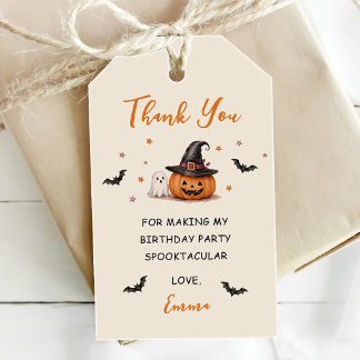 Spooky One Halloween 1st Birthday Girls Ghost Cadeaulabel