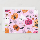 Spooky One Halloween 1st Birthday Kaart (Achterkant)