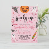 Spooky One Halloween 1st Birthday Kaart (Staand voorkant)