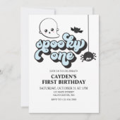 Spooky One Halloween 1st Birthday Kaart (Voorkant)