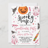 Spooky One Halloween 1st Birthday Kaart (Voorkant)