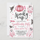 Spooky One Halloween 1st Birthday Kaart (Voorkant)