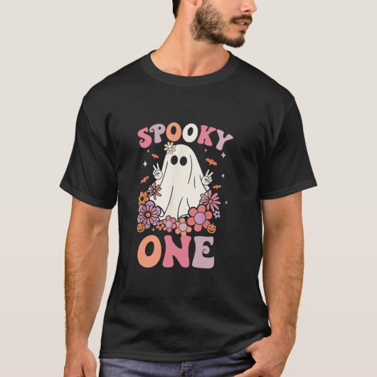 Spooky One Halloween 1st Birthday Party Decoration T-shirt (Voorkant)