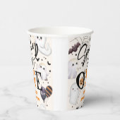 Spooky One Halloween 1st Birthday Party Schattige  Papieren Bekers (Rechts)