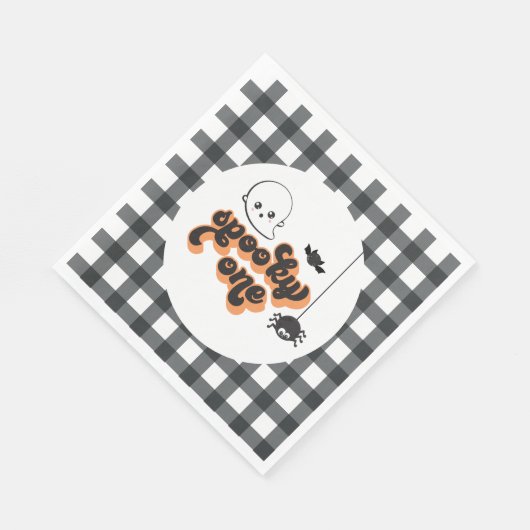 Spooky One Halloween 1st Birthday Servet (Hoek)