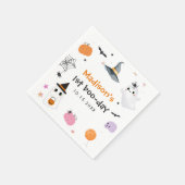 Spooky One Halloween 1st Birthday Servet (Hoek)