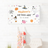 Spooky One Halloween 1st Birthday Spandoek (Insitu)
