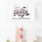 Spooky One Halloween 1st Birthday Spandoek (Insitu)