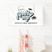 Spooky One Halloween 1st Birthday Spandoek (Insitu)