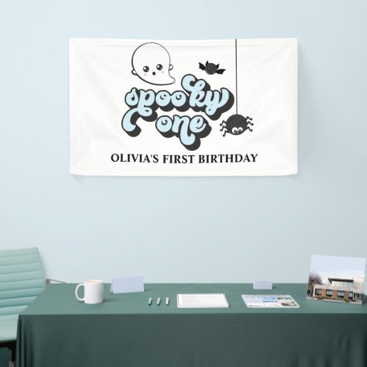 Spooky One Halloween 1st Birthday Spandoek (Beurs)