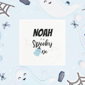 Spooky One | Halloween B-Day servet | Minimaal bla