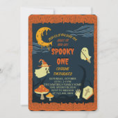 Spooky One Halloween Birthday Invitation Kaart (Voorkant)