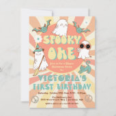 Spooky One Halloween Birthday Party Kaart (Voorkant)