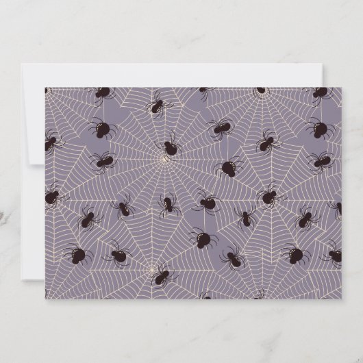 Spooky One Halloween Blauw 1e Verjaardag Foto Kaart (Achterkant)