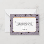 Spooky One Halloween Blue 1st Birthday Bedankt Notitiekaartje (Achterkant)