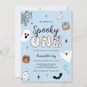 Spooky One Halloween Eerste Verjaardag uitnodiging (Voorkant)