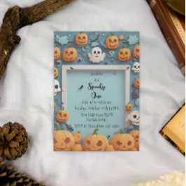 Spooky One Halloween Eerste Verjaardag uitnodiging